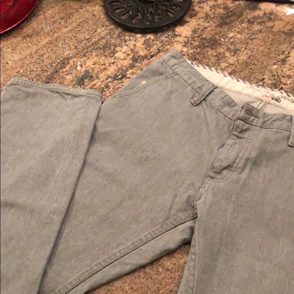 Men’s Vans Gray, straight leg jeans